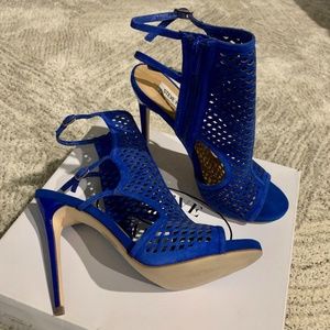 Steve Madden Blue Suede Heels